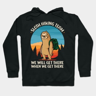 Sloth Hiking Team Hoodie